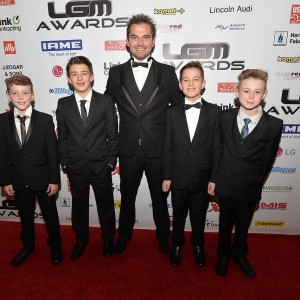 Dexter and his team at the LGM Awards 2014